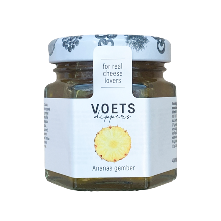 Ananas Gember Kaasdipper 45 ml van Voets | Kaas & Borrelz