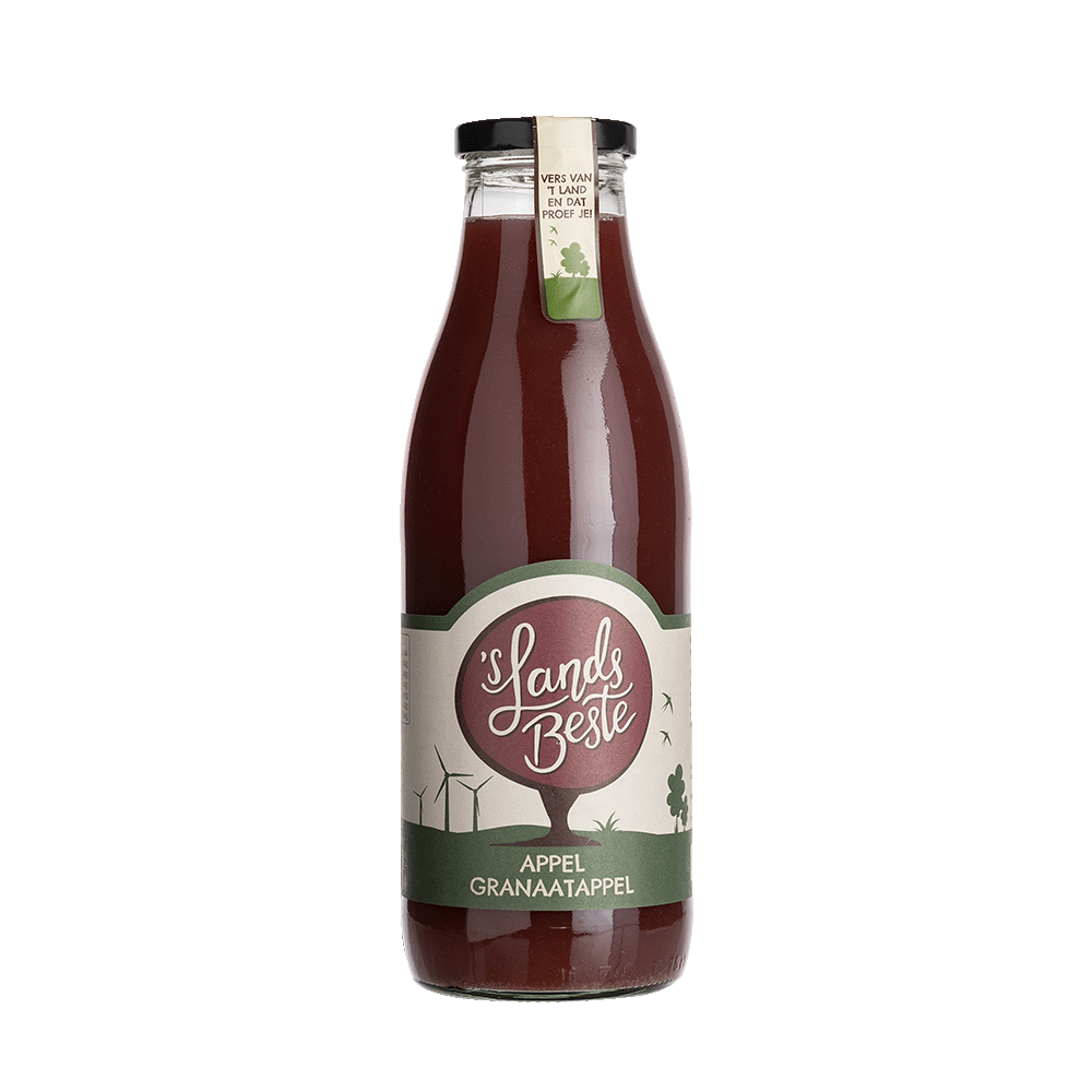 Appel-Granaatappelsap – fles Appel-Granaatappelsap 750 ml van 'S Lands Beste | Kaas & Borrelz