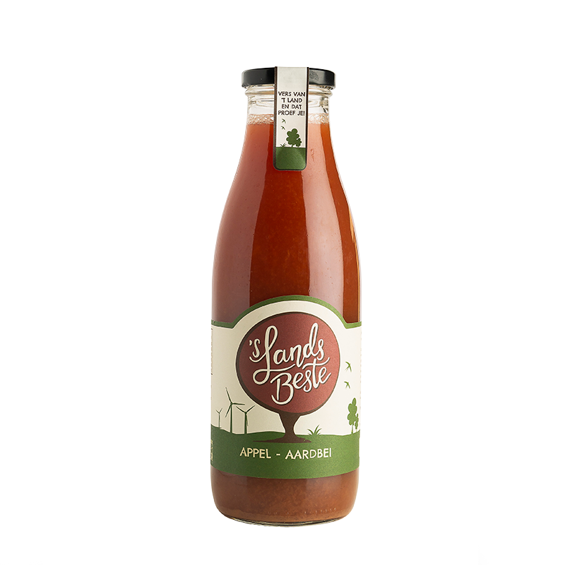 Appel-Aardbeiensap 750 ml van 'S Lands Beste | Kaas & Borrelz