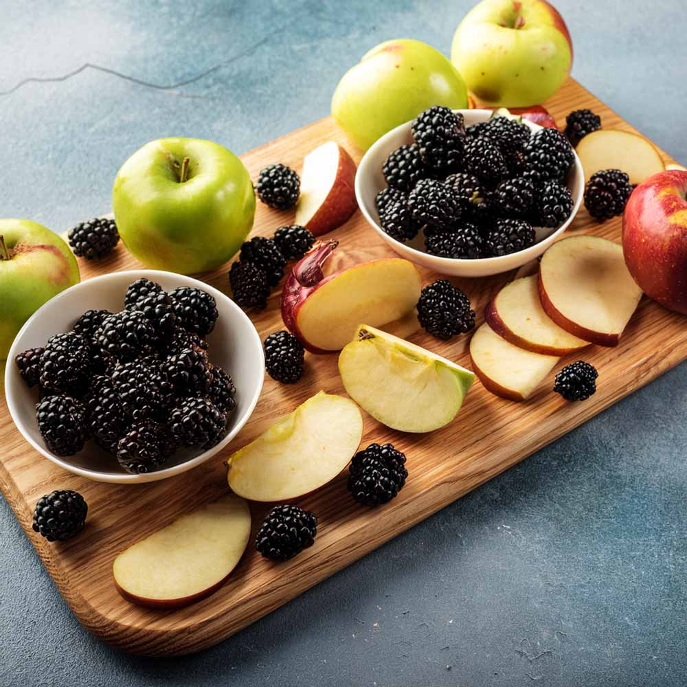 Bramen en appels vers fruit | Kaas & Borrelz