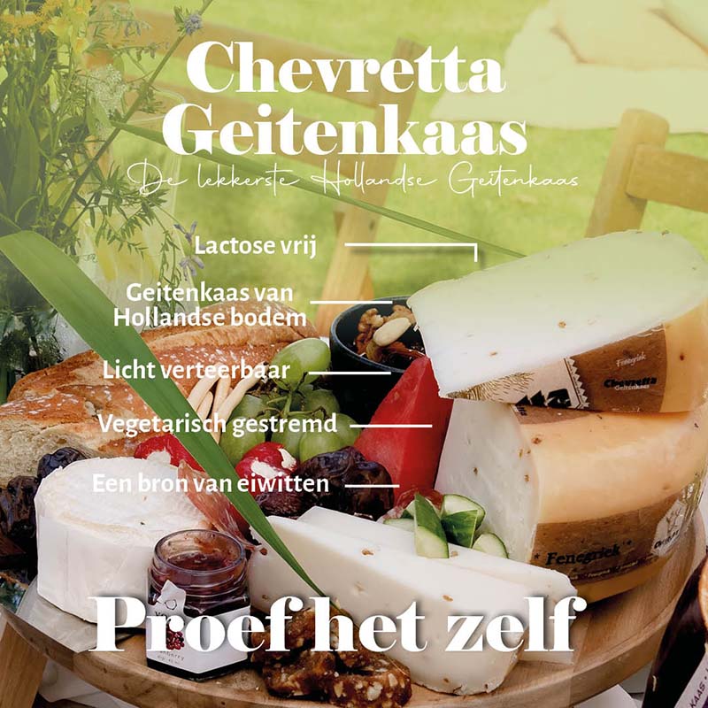 Voordelen van Chevretta Hollandse geitenkaas | Kaas & Borrelz