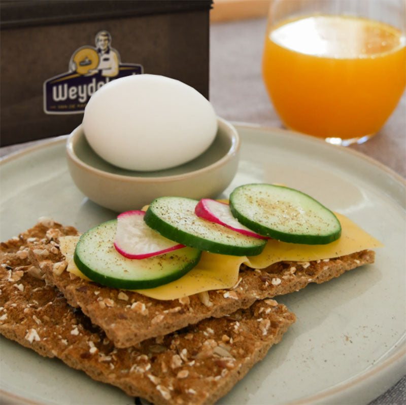 Crackers met Weydeland kaas als borrelhapje | Kaas & Borrelz