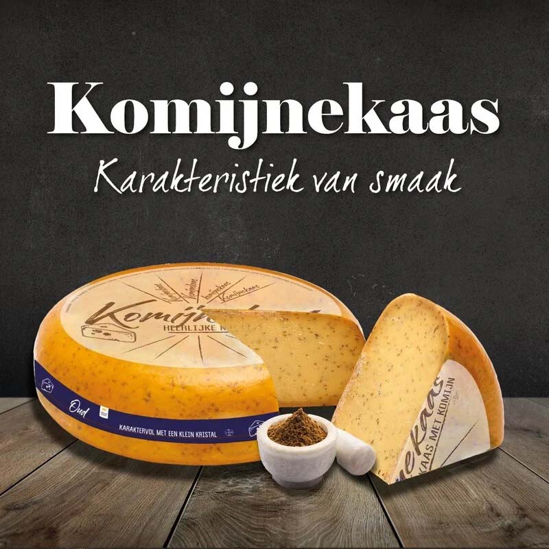 Komijnekaas 48+ Oud – Komijnekaas Oud banner | Kaas & Borrelz