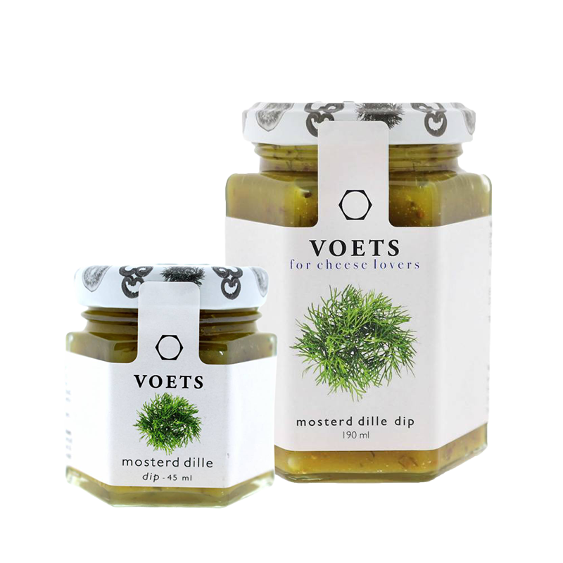 Mosterd Dille Saus 45 ml van Voets | Kaas & Borrelz