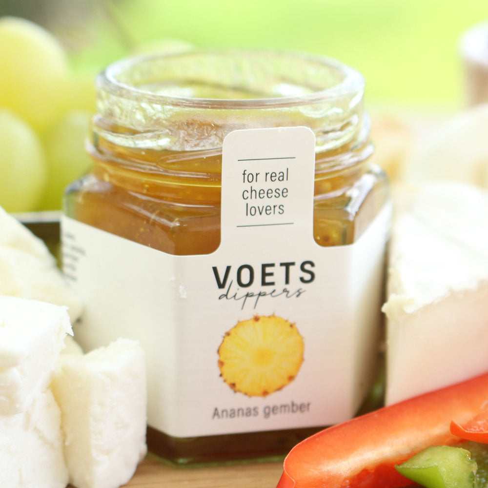 Voets Ananas Gember Kaasdipper verpakking | Kaas & Borrelz