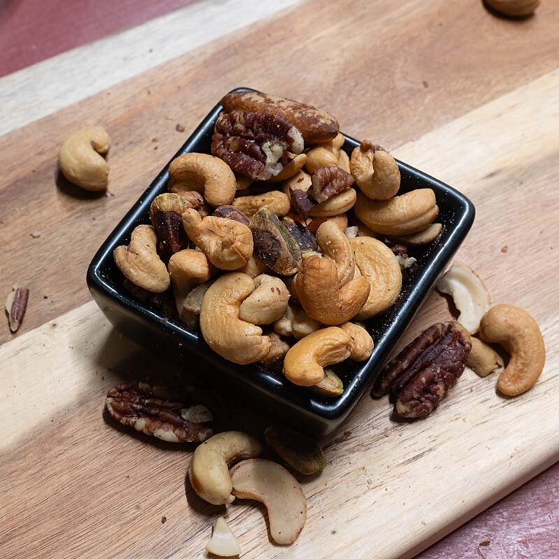 Ab's Luxe Notenmix met walnoten, pecannoten, cashewnoten en gepelde pistache | Kaas & Borrelz
