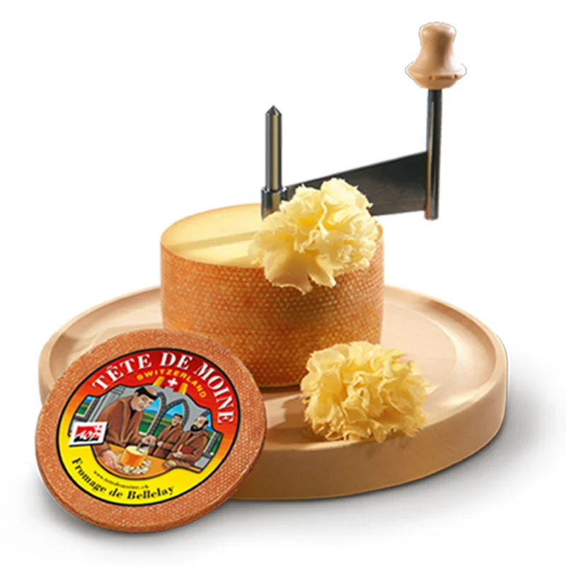 Tête de Moine krulkaas – Tete de Moine krulkaas combo krulmolen | Kaas & Borrelz