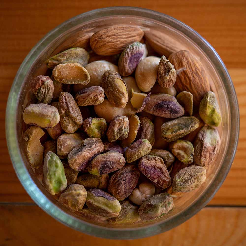 Pistache gepeld ongezouten – gepelde pistachenoten close-up | Kaas & Borrelz
