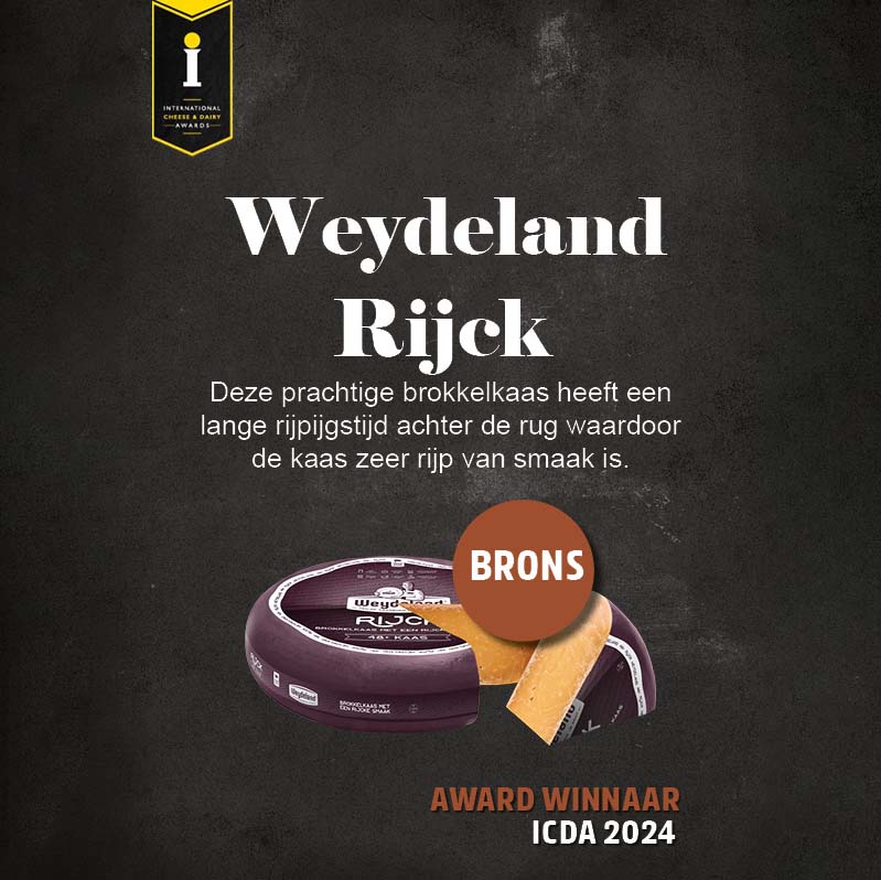Weydeland Rijck brokkelkaas – Weydeland Rijck brokkelkaas award | Kaas & Borrelz