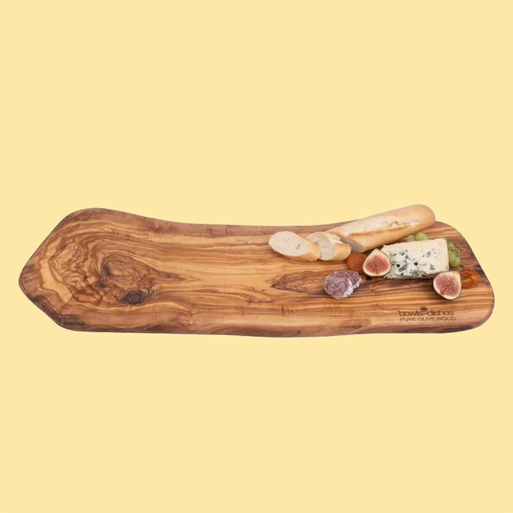 Olijfhouten borrelplank – olijfhouten borrelplank, 40-45 cm en 60-70 cm | Kaas & Borrelz