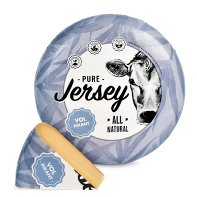 Pure Jersey Vol Pikant – Pure Jersey Vol Pikant, romige belegen Jersey kaas | Kaas & Borrelz