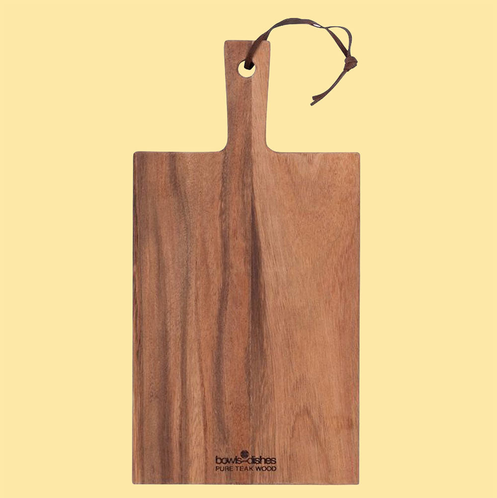 Teakhouten borrelplank – teakhouten borrelplank, bovenaanzicht | Kaas & Borrelz
