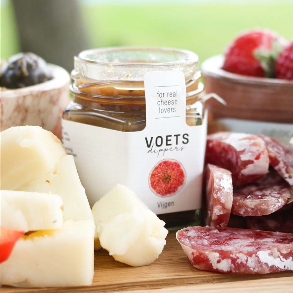 Vijgenjam Voets kaasdipper verpakking | Kaas & Borrelz