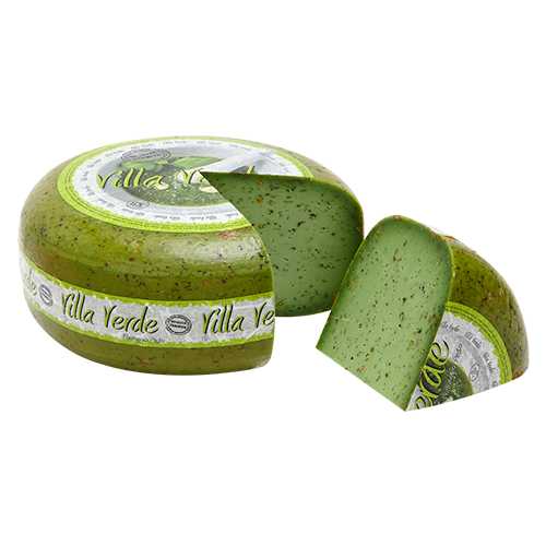 Villa Verde pestokaas – Villa Verde pestokaas, boerderijkaas met groene pesto | Kaas & Borrelz