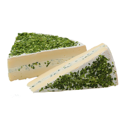 Brie Bieslook – Brie Bieslook romige roombrie van koemelk met daartussen een laag van bieslook creme | Kaas & Borrelz