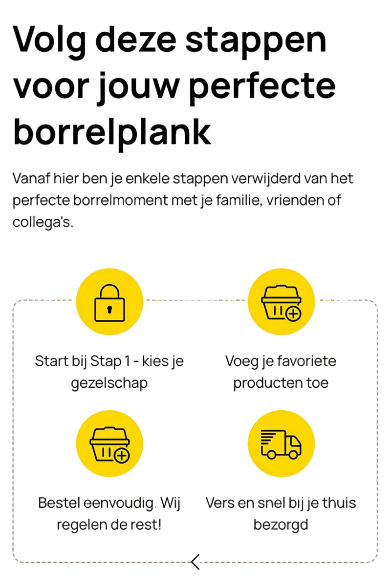 Borrelplank samenstellen in de configurator van Kaas & Borrelz in een paar stappen