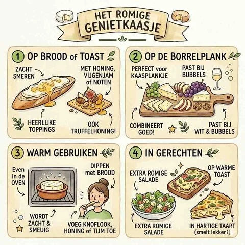 Petit Tourtain roodflora kaasje – Infographic Petit Tourtain roodflora kaasje | Kaas & Borrelz