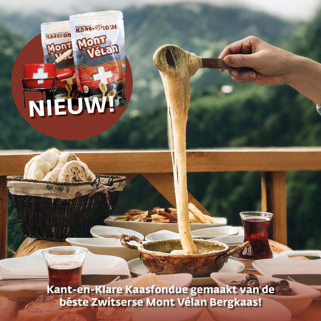 Mont Vélan Kaasfondue – verpakking Mont Vélan kaasfondue | Kaas & Borrelz